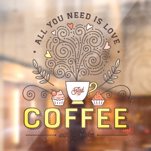 All You Need Is Love Coffee With Cupcakes Business