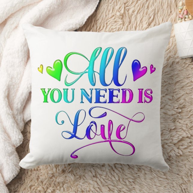 All You Need Is Love  Cushion (Blanket)
