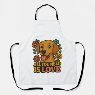 All You Need Is Love Dog Apron