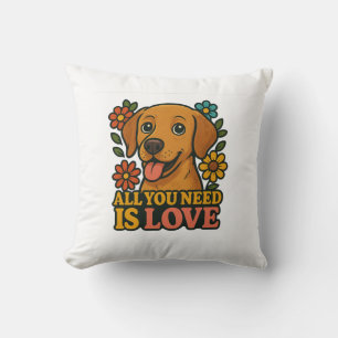 All You Need Is Love Dog Cushion