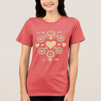 All You Need is Love Famous Quote T-Shirt