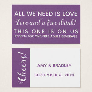 All You Need is Love, Funny Drink Tickets, Purple
