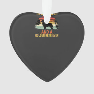 All You Need Is Love Golden Retriever Ornament