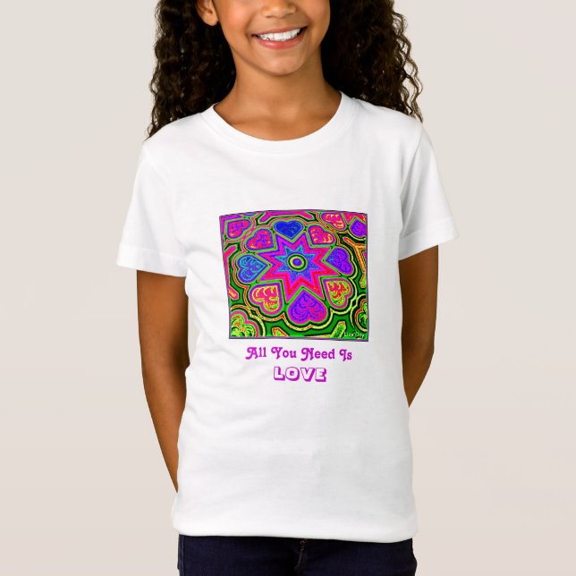 'All You Need Is Love' Kids' T-shirt (Front)