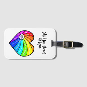All You Need is Love Luggage Tag
