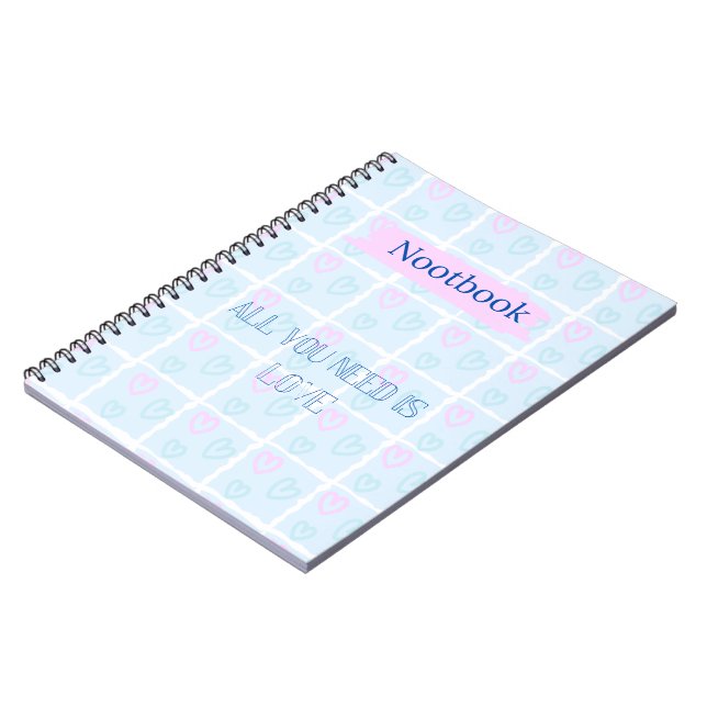 All you need is love notebook (Left Side)