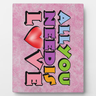 All You Need Is Love Plaque