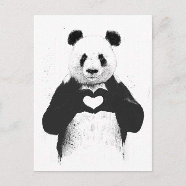 All you need is love postcard (Front)