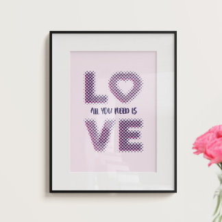 All you need is love. poster
