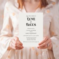 All you need is love & tacos Bridal Shower 