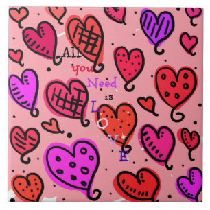 All You Need is Love Tile