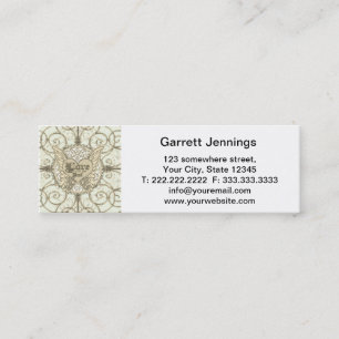 All You Need is Love with Angel Wings & Heart Mini Business Card