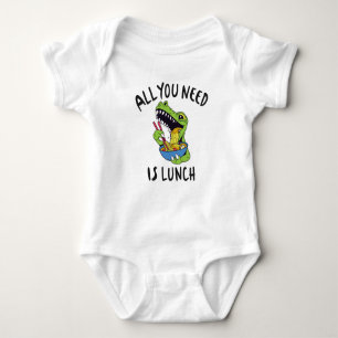 All you need is lunch baby bodysuit