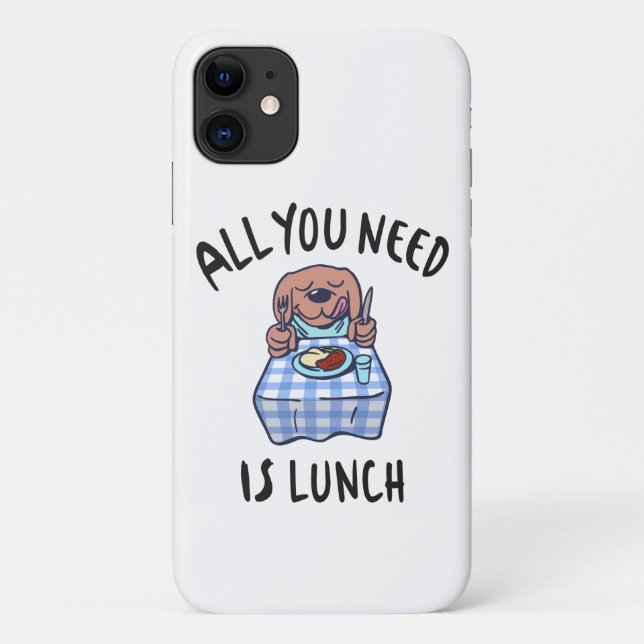 All you need is lunch Case-Mate iPhone case (Back)