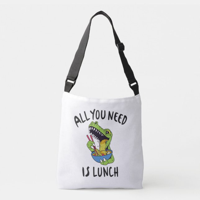 All you need is lunch crossbody bag (Front)