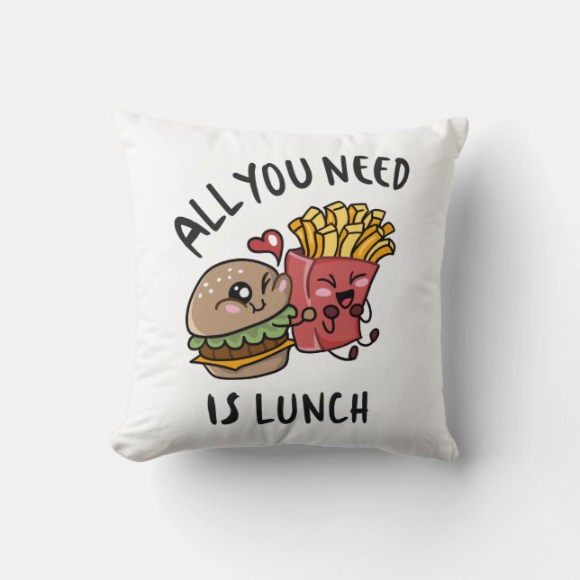 All you need is lunch cushion (Front)