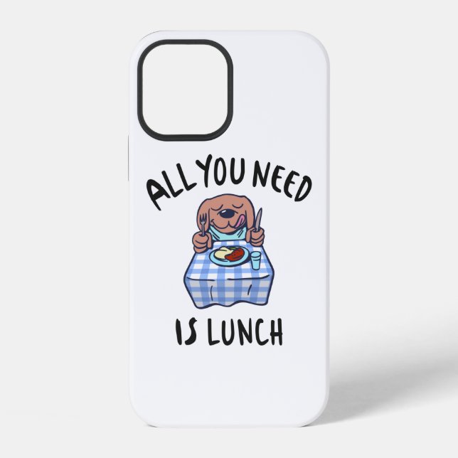 All you need is lunch iPhone case (Back)