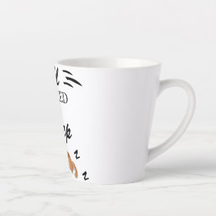 All You Need is Sleep Funny Quotes Latte Mug