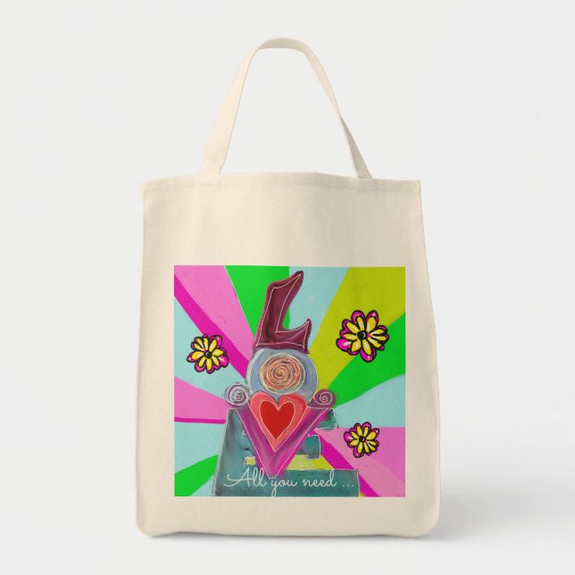 All You Need….Share the Love   Tote Bag (Front)