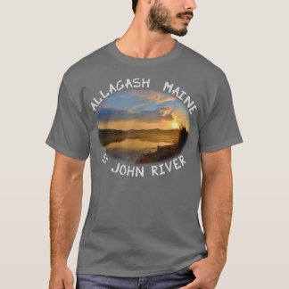 Allagash Maine Moosetown Sunrise  T-Shirt