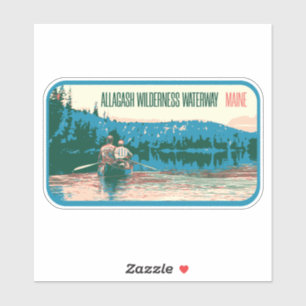 Allagash Wilderness Waterway Maine USA Sticker