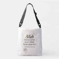 Allah Hears You – Islamic Quote Tote Bag