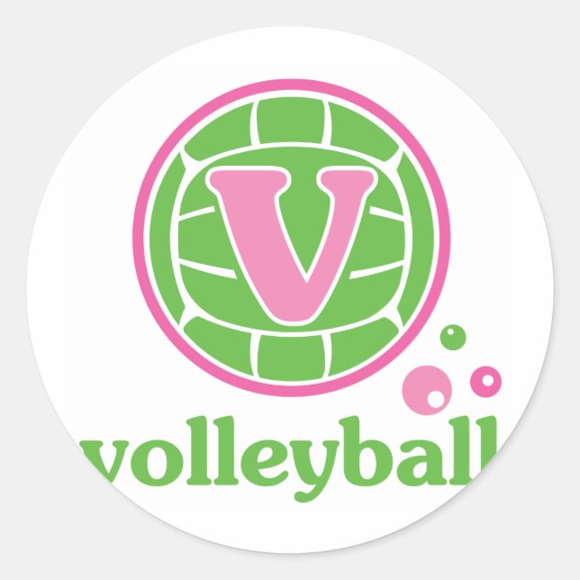 Allaire Volleyball Classic Round Sticker (Front)