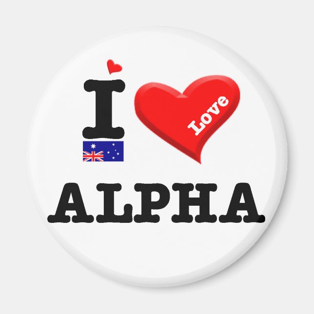 ALLAN - I Love Magnet (Front)