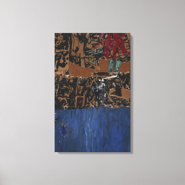 Allan Kaprow - Blue Blue Blue Canvas Print (Front)