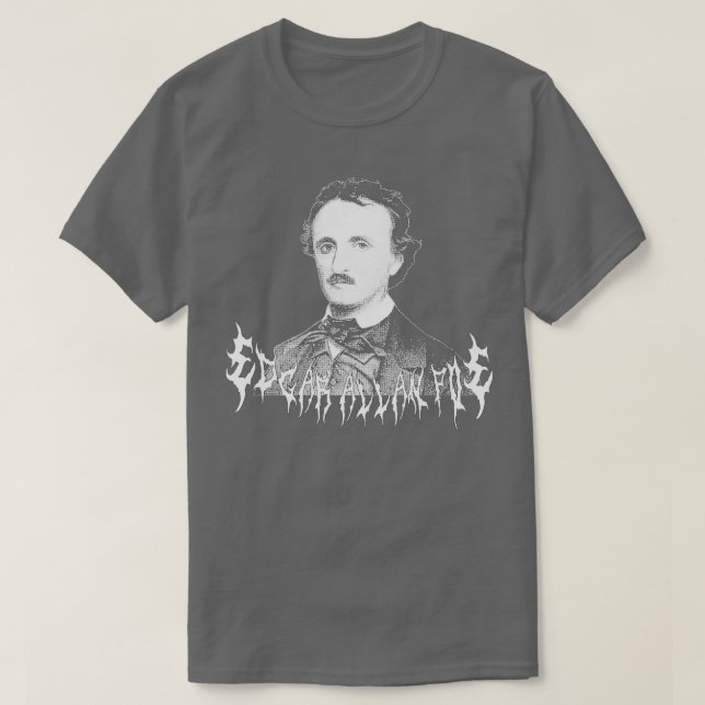 Allan Poe Metal T-Shirt (Design Front)
