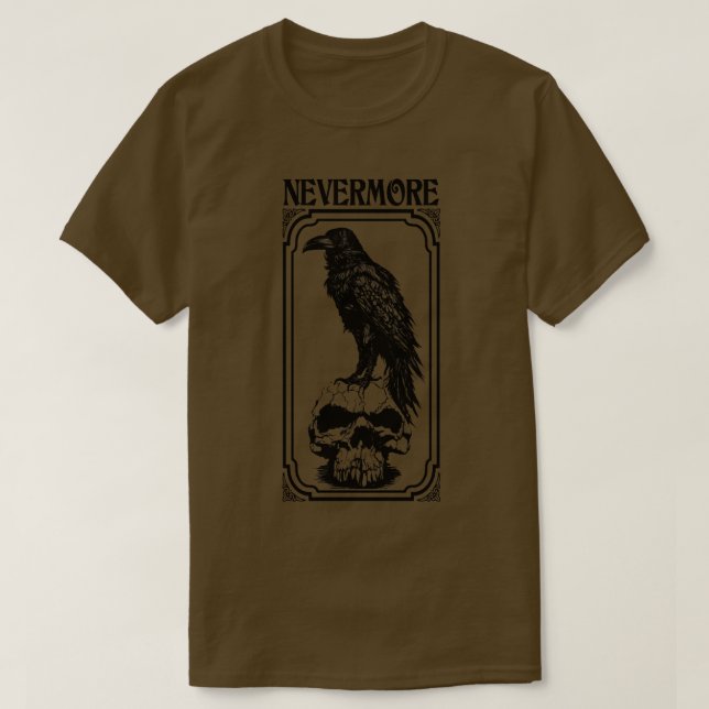 Allan Poe The Raven 1 T-Shirt (Design Front)