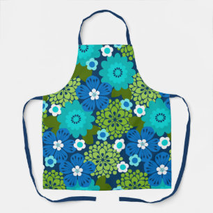 Allana Garden Hawaiian Graphical Floral - Cool Apron