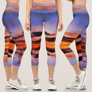 allarta Sunset Sky 1182 Capri Leggings
