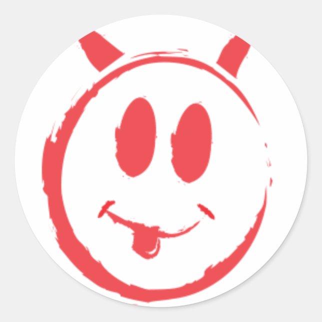 Alleged killer_symbol classic round sticker (Front)