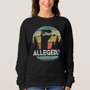 Allegedly Ostrich T Shirt Funny Bird Lover