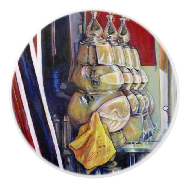 Allegedly Probabilistic Ceramic Knob (Front)