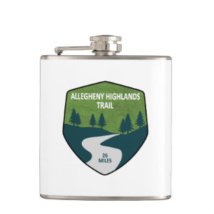 Allegheny Highlands Trail Hip Flask
