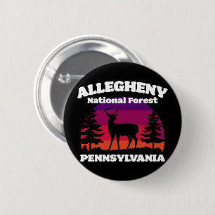 Allegheny National Forest 6 Cm Round Badge