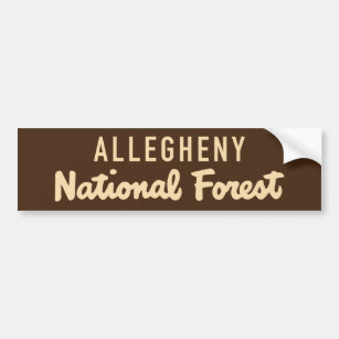 Allegheny National Forest Bumper Sticker