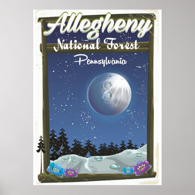 Allegheny National Forest Pennsylvania Poster (Front)