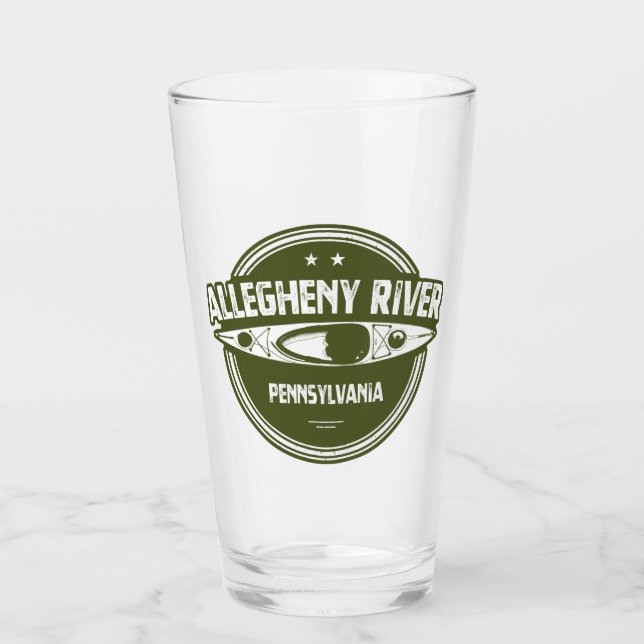 Allegheny River, Pennsylvania Glass (Front)