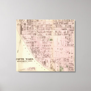 Allegheny ward 5 canvas print