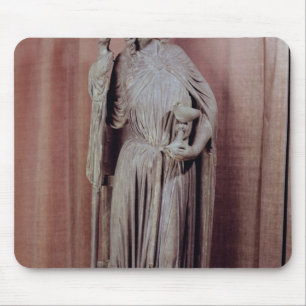 Allegorical figure of church holding a chalice mouse pad