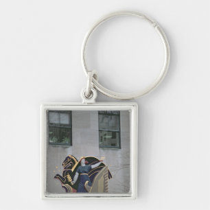 Allegorical scene key ring