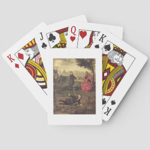 Allegory, c.1485-90 (oil on panel) playing cards