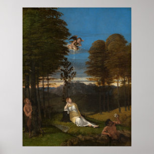 Allegory Chastity - Lorenzo Lotto Fine Art Poster