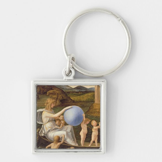 Allegory of Changing Fortune, or Melancholy (oil o Key Ring (Front)