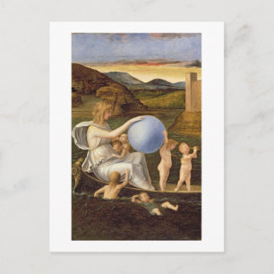 Allegory of Changing Fortune, or Melancholy (oil o Postcard