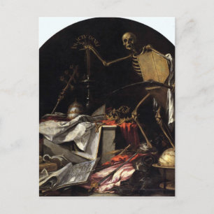 Allegory of Death: In Ictu Oculi by Juan de Valdes Postcard