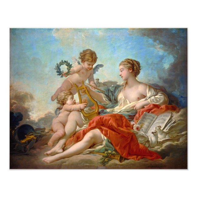 Allegory of Music by François Boucher Photo Print (Front)